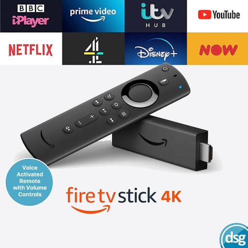 Amazon Fire Stick 4K Ultra HD Firestick TV Stick Streaming Alexa Voice
