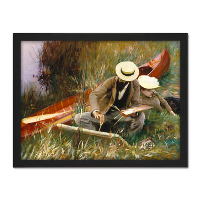 John Singer Sargent An Out Of Doors Study Large Framed Art Print