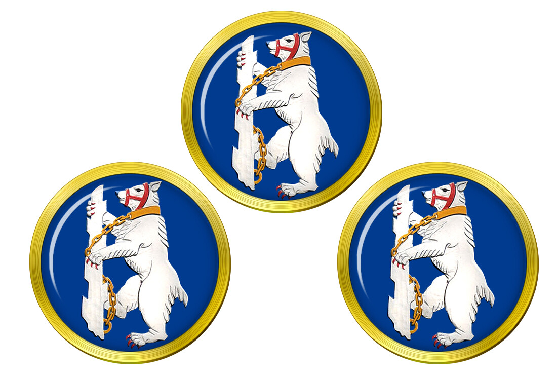 Warwickshire Bear Golf Ball Markers