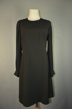 J. CREW BLACK SHEER SLEEVE COCTAIL DRESS SIZE 6