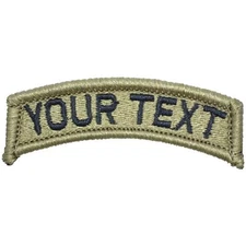 Custom Text Patch Fully Embroidered OCP/Black - Tab