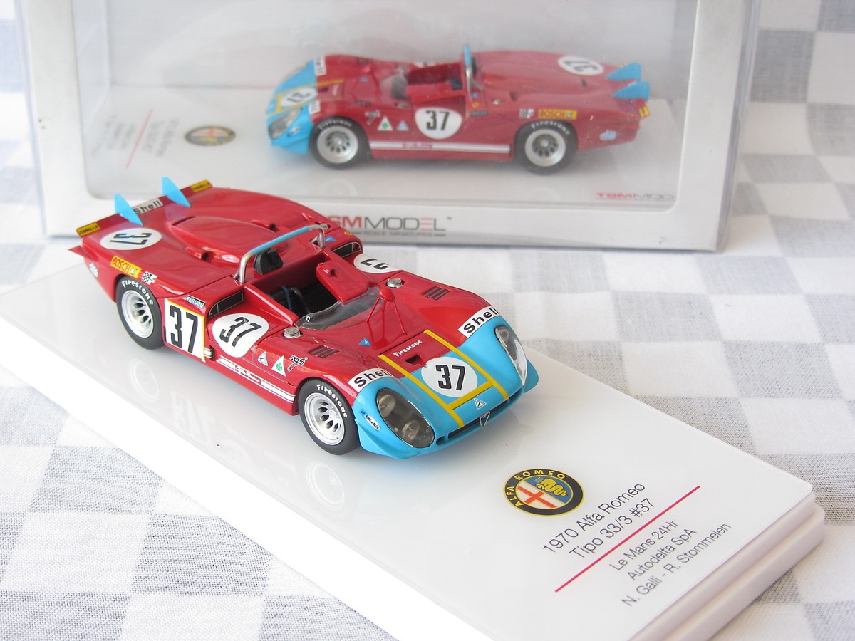 1/43 1970 ALFA ROMEO LE MANS 24 Hr TIPO 33/3 #37 TSM 144313 | eBay UK