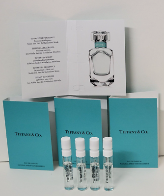 TIFFANY & CO. EAU DE PARFUM 0.04 fl oz for WOMAN (4 Carded Spray