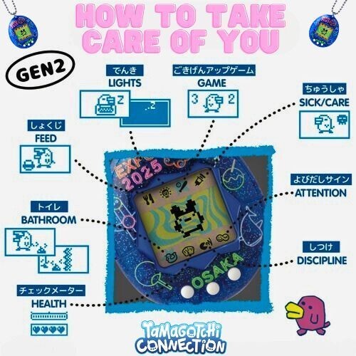 BANDAI Tamagotchi Collaboration MyakuMyaku Neon OSAKA EXPO