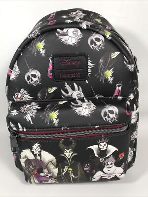 Bioworld Disney Villian Maleficent Mini Backpack Amazon.com: Loungefly Disney Villains Malificent Convertible  main image 4