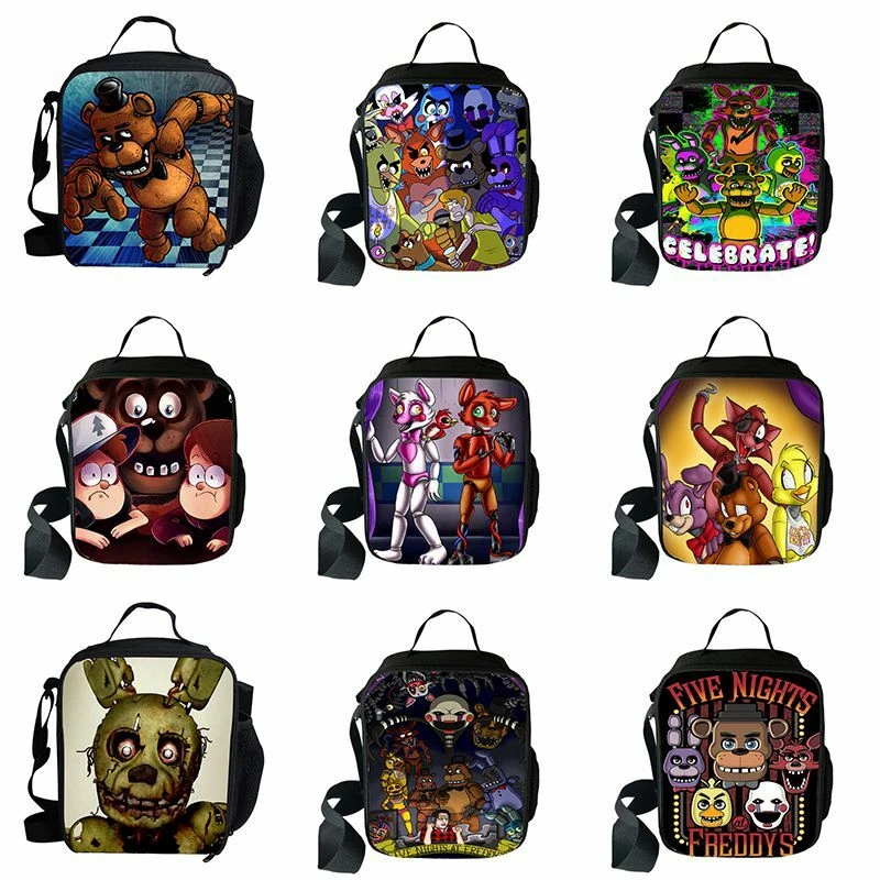 Five nights at top freddy's backpack and lunchbox