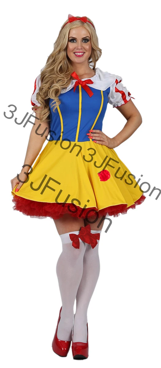Snow white fancy dress hotsell adults cheap