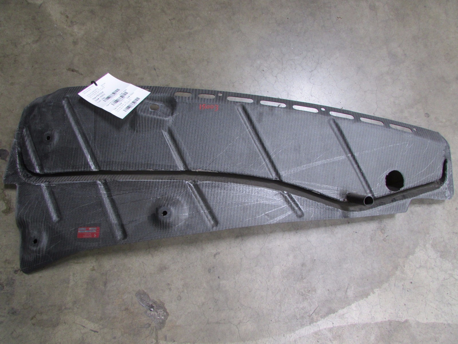 Ferrari 360 Challenge LH, Left Main Engine Bay Panel, Carbon Fiber, Damaged