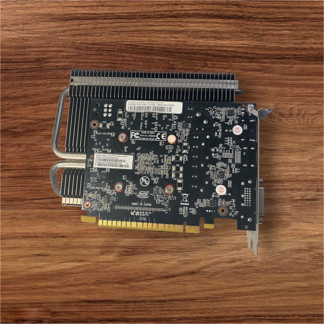 動作確認済・希少ファンレス】GTX 1050Ti KalmX 箱付 美品 Palit