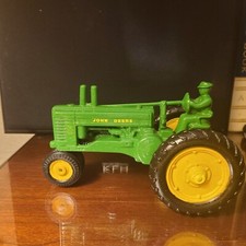 john deere model A toy tractor