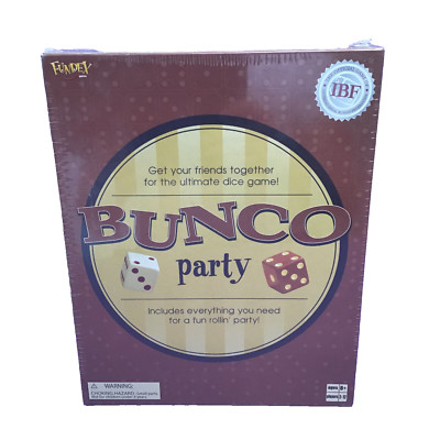 Sealed 2004 FUNDEX BUNCO PARTY DICE GAME Ages 8+ Players 2-12