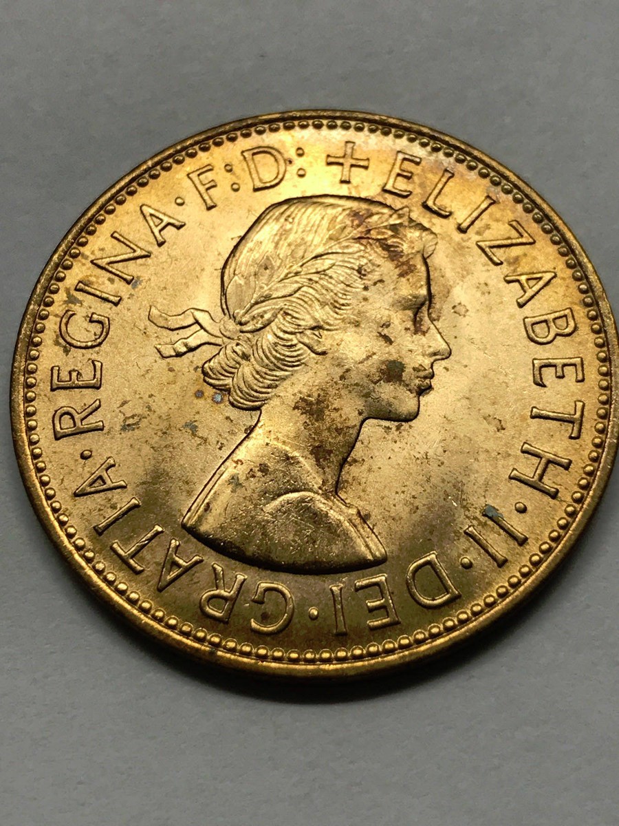 1967 Great Britain 1 Penny Unc #10297 | eBay