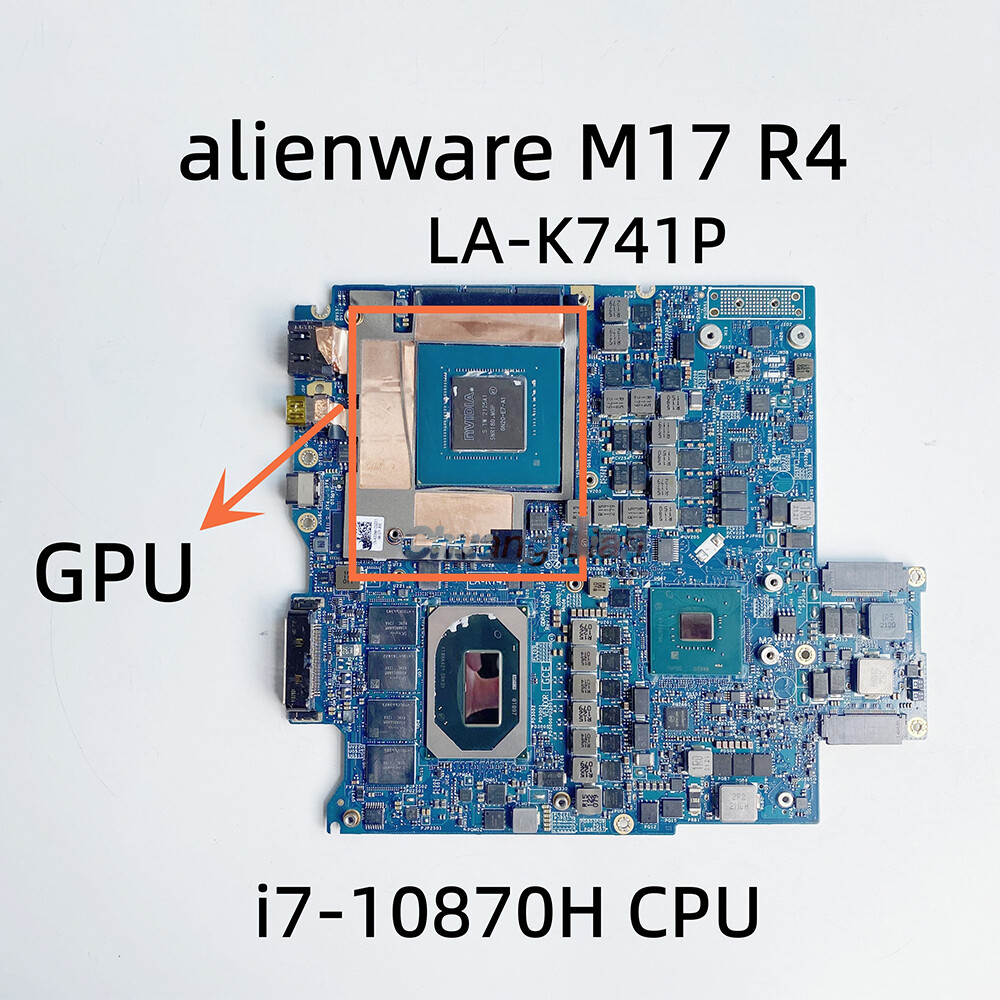 GDR51 LA-K741P For Dell alienware M17 R4 i7-10870H CPU RTX 3060