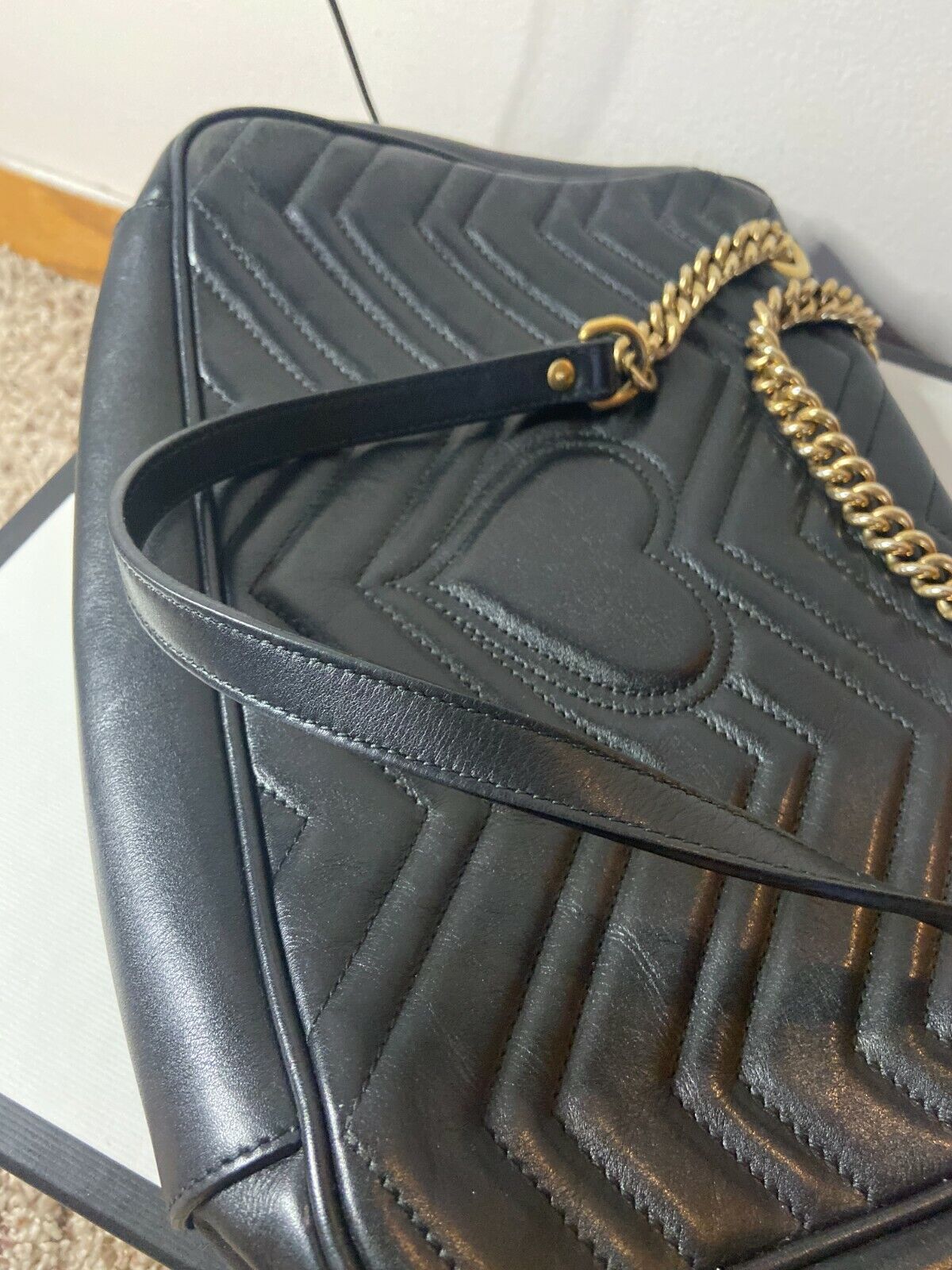 GG Marmont Small Shoulder Bag Matelassé