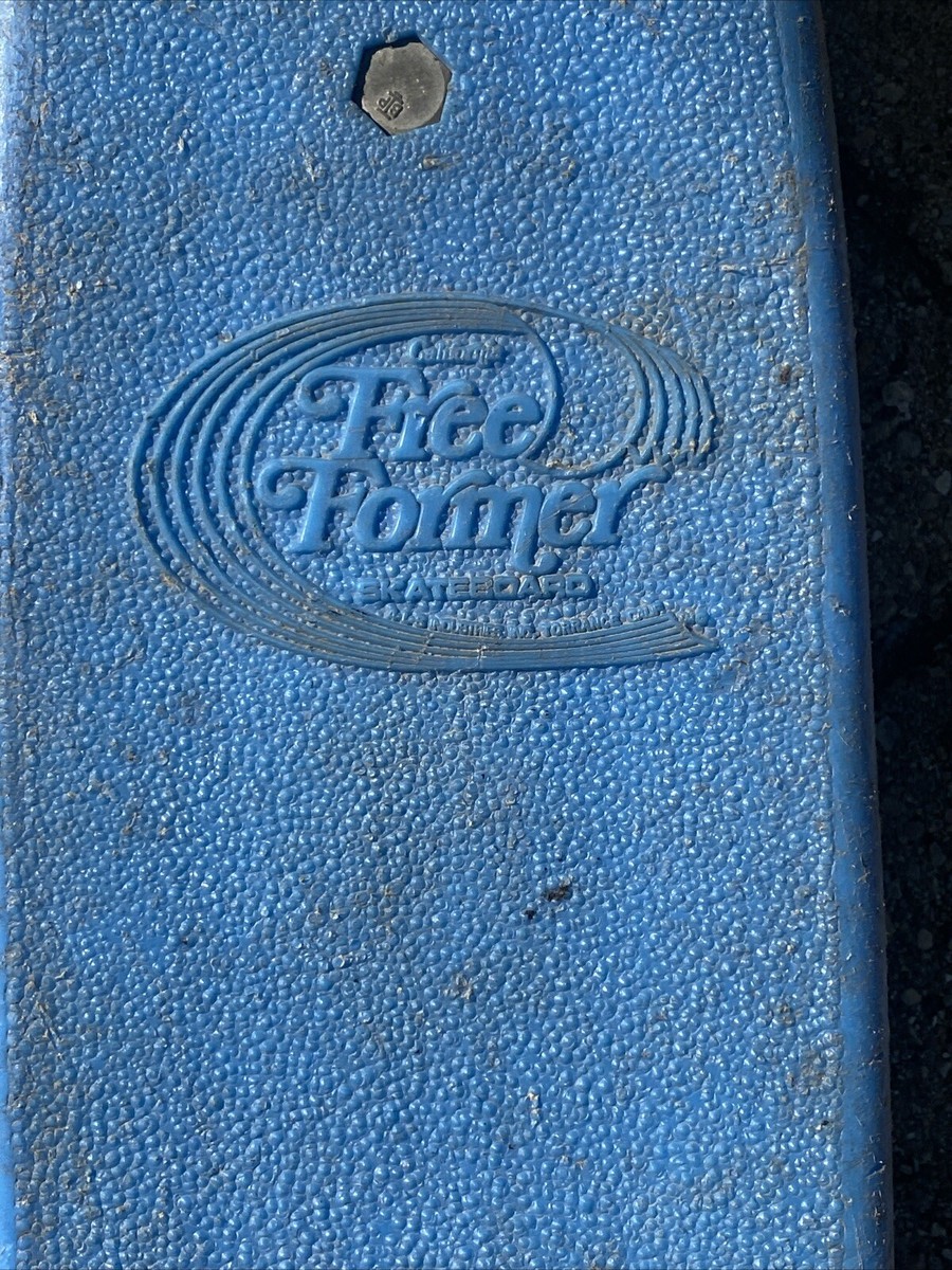 Vintage Skateboard CALIFORNIA FREE FORMER Blue ALS Vintage Skateboard CALIFORNIA FREE FORMER Blue ALS