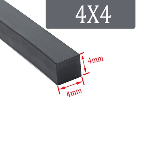 Dichtungen NBR Gummistreifen Quadratisch/Flach Dicke 4mm~10mm Breite 4mm~50mm - Picture 11 of 32