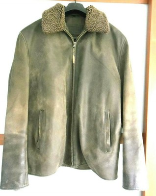 Veste DEVRED Cuir de vachette SIZE XL Vachette Cow Finish Split Leather jacket