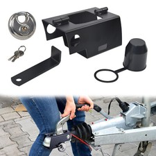 Anhängerschloss Kupplungsschloss Anhänger Diebstahlsicherung Deichselschloss NEU