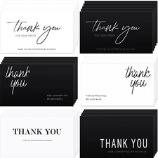 120 Pcs Thank You for Supporting My Small Business Cards for Small Business