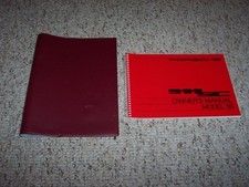 1980 Porsche 911SC 911 SC Owner's Owners Operator's Driver's Manual Book Case