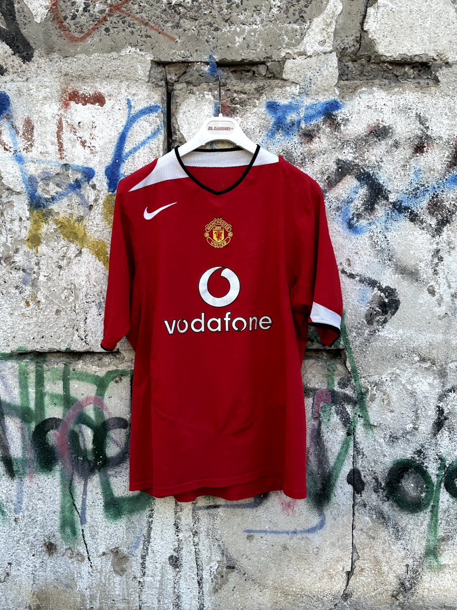 Manchester United Shirt Large Red Home Kit 2004 2005 2006 Nike