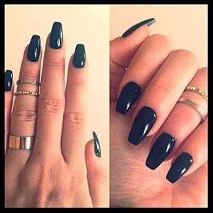 500x Coffin Shape Nails Natural Ballerina Nail Tips Full Cover