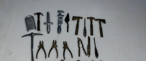 Vintage Miniature Tools and Kitchen Gadgets (28) Pliers, Wrenches, Scissors.... - Picture 2 of 3