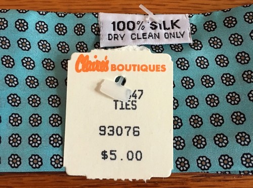 Paquete de accesorios de corbata de seda 100% para mujer de 12 corbatas en 6 colores Nuevo stock antiguo - Imagen 5 de 12