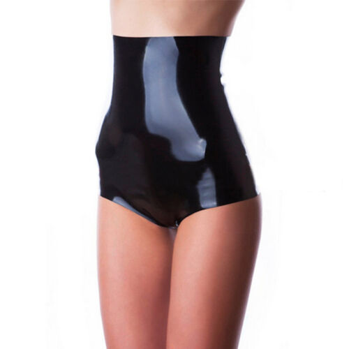 Women Latex Briefs Handmade Slim Shorts Underwear Rubber Pants Club Wear Cosplay - Afbeelding 1 van 3