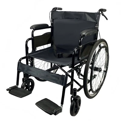FREE TO BE MOBILITY EQUIPMENT Lightweight Folding Wheelchair Self Propelled Transit Attendant Brake New UK