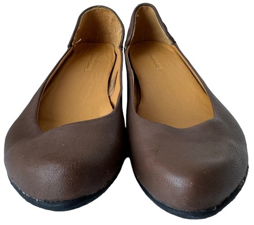 Terra Plana Flats Womens 8 Brown Ballet Flat Eco Leather Classic Casual Comfort - Picture 4 of 11