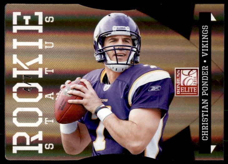 2011 Donruss Elite Christian Ponder RC Status 4/7
