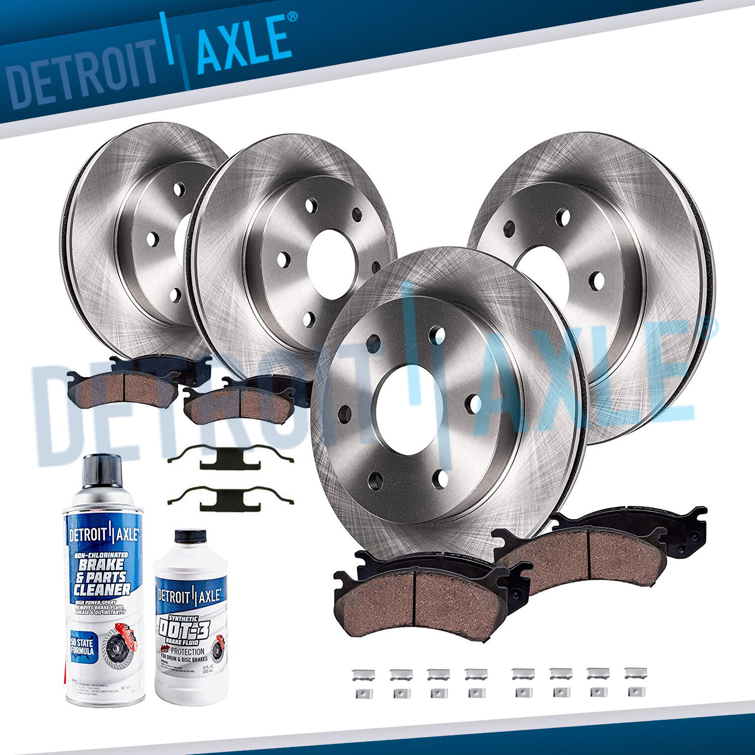 Front Ceramic Brake Pads For 2003-2006 Ford Expedition & Lincoln Navigator - Detroit Axle
