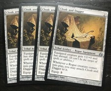 Excellent 4 x Cloak and Dagger / Dagger and Coat - MORNINGTIDE - English *Rogues*