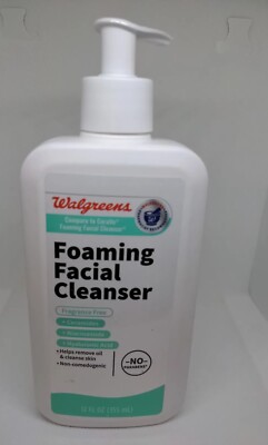 Walgreens Foaming Facial Cleanser 12oz Frag Free