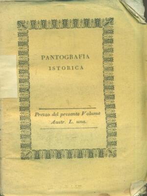 HISTORISCHER STROMABNEHMER VOL. XXXIV ALTE BÜCHER/MODERNISIERT BERNARDO BELLINI
