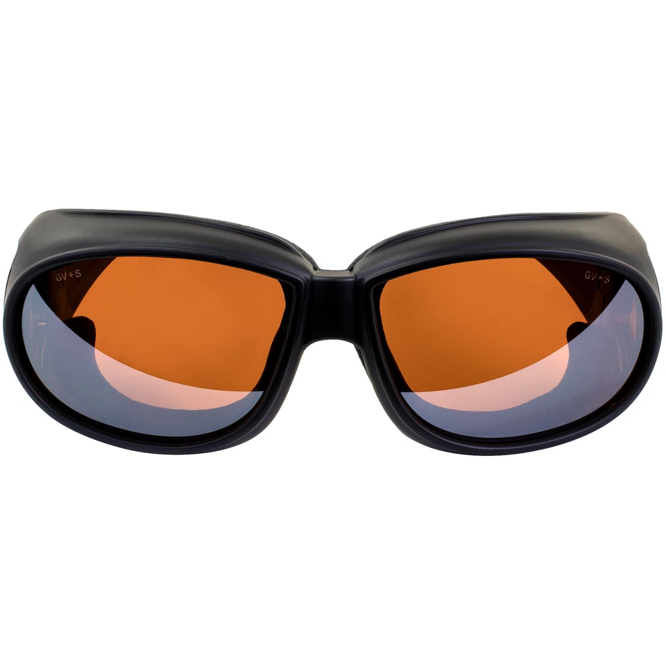 Gafas de seguridad Global Vision Outfitter marcos negros lentes de espejo de conducción antiniebla Foto 2 de 4