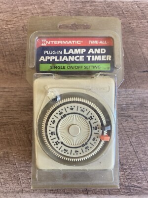 Lamp and appliance Timer Vintage in Box Intermatic Made in USA NEW SEALED