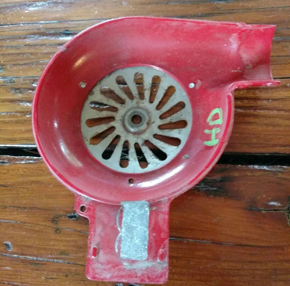 Pistola de calor Milwaukee modelo 750 de colección pieza - carcasa de aluminio fundido - lado del ventilador Foto 2 de 3