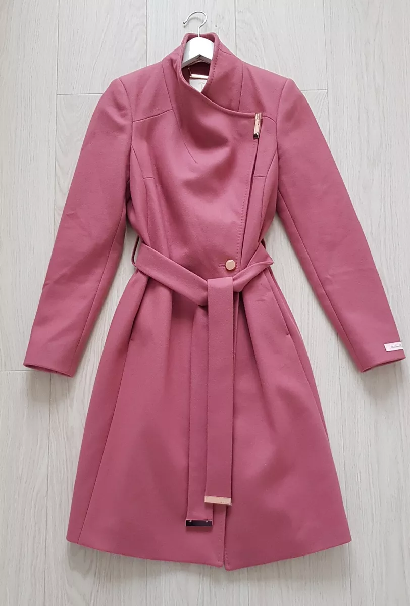 Ted baker sandra coat coral sale