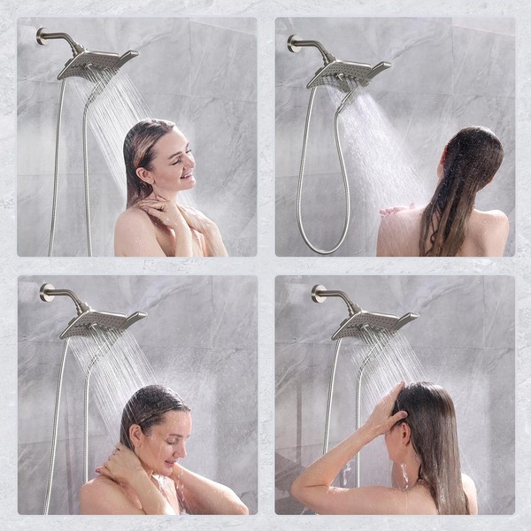 Sistema de regadera con manguera para baño moderno tipo lluvia en oferta 4