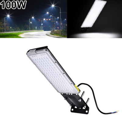 100W Watt Commercial LED Street Light Outdoor Garden Yard Road Lamp Spotlight US
