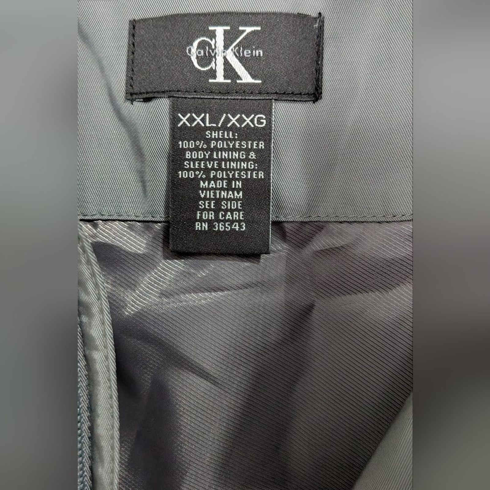 Calvin Klein Water Resistant thick Jacket with Hidden Hood Size XXL thumbnail 5