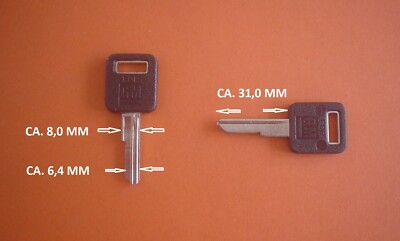 1X GM AUTO SCHLÜSSELROHLING ROHLING CHEVROLET CADILLAC BUICK GMC OLDTIMER AUTO