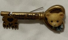 Cherished Teddies Charter Member Key Pin--preowned, in good condition