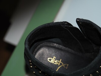 Alisha Vera Pelle Echtleder Stiefeletten Schwarz Größe 37 Made in Italy 