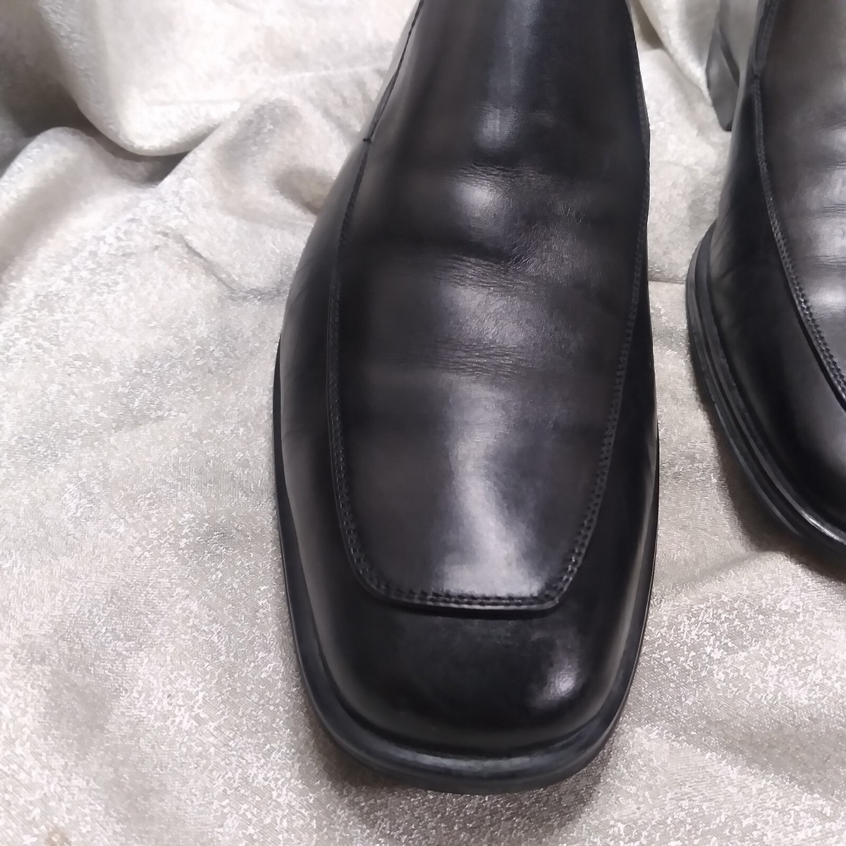 To Boot New York Adam Derrick Black Leather Loafers shoes 