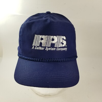 RPS Hat Cap Snap Back Roadway Package System Trucker Blue Rope VTG