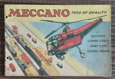 MECCANO TOYS AND DINKY SUPER TOYS  OF QUALITY BOOKLET/CATELOG  MADE IN ENGLAND