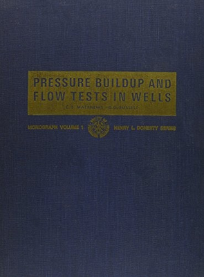 #ad PRESSURE BUILD UP AND FLOW TESTS IN WELLS By C. S. Matthews amp; D. G. Russell *VG* $56.95
